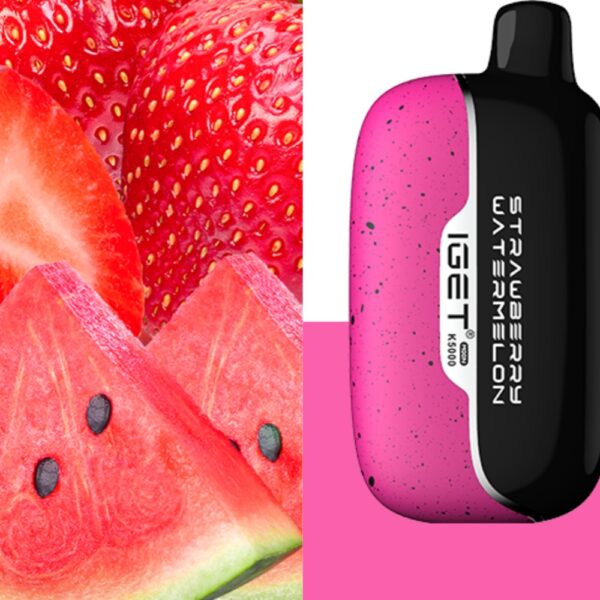 Iget Moon K5000 Puffs Disposable Vape - Strawberry Watermelon